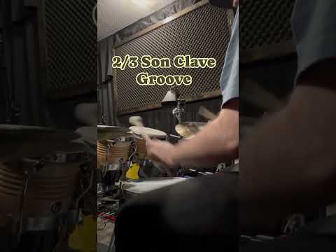 2/3 Son Clave Latin Groove #drums #percussion
