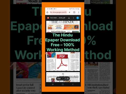The Hindu PDF Free Kaise Download Karein – Full Guide