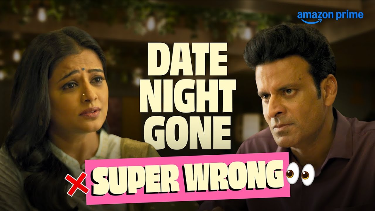 Hilarious Dinner Disaster in The Family Man 🍽️ | Manoj Bajpayee & Priyamani's Unexpected Night