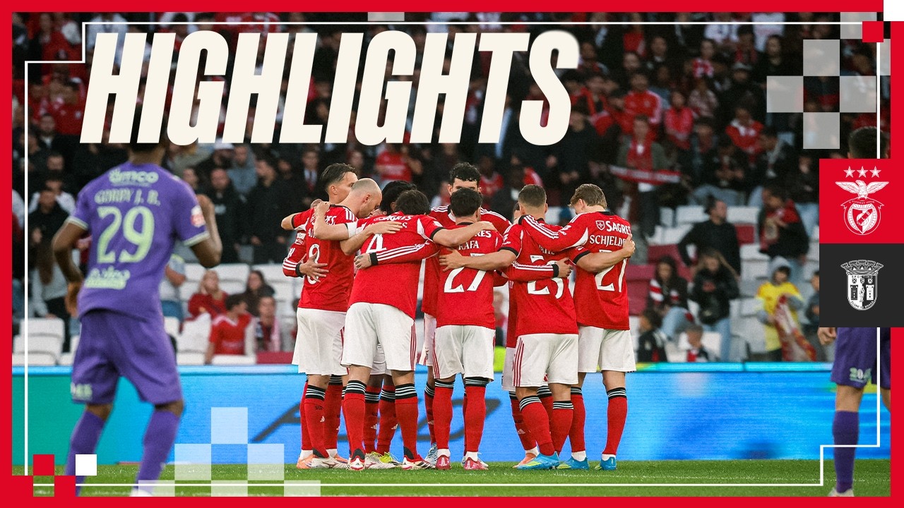 SL Benfica 2-2 SC Braga Highlights | Liga Portugal