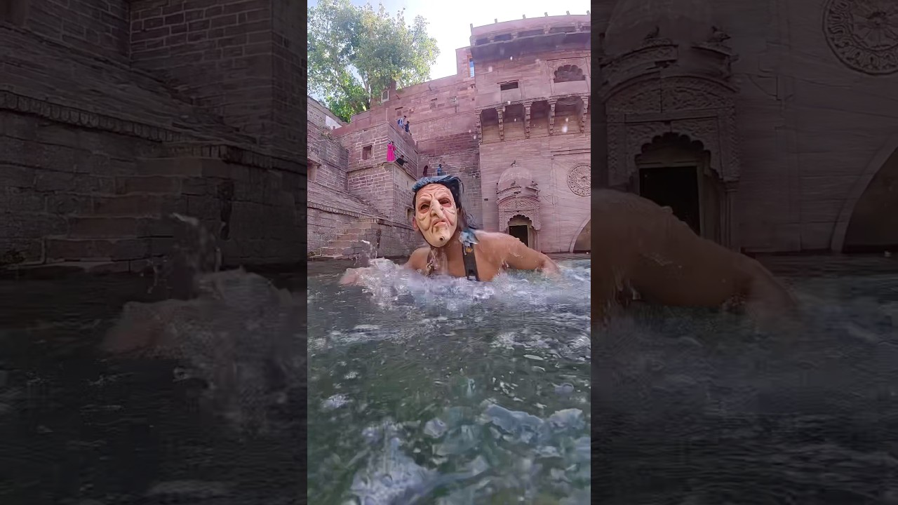 Who Is She? π€― Cliff Diving & Parkour Skills