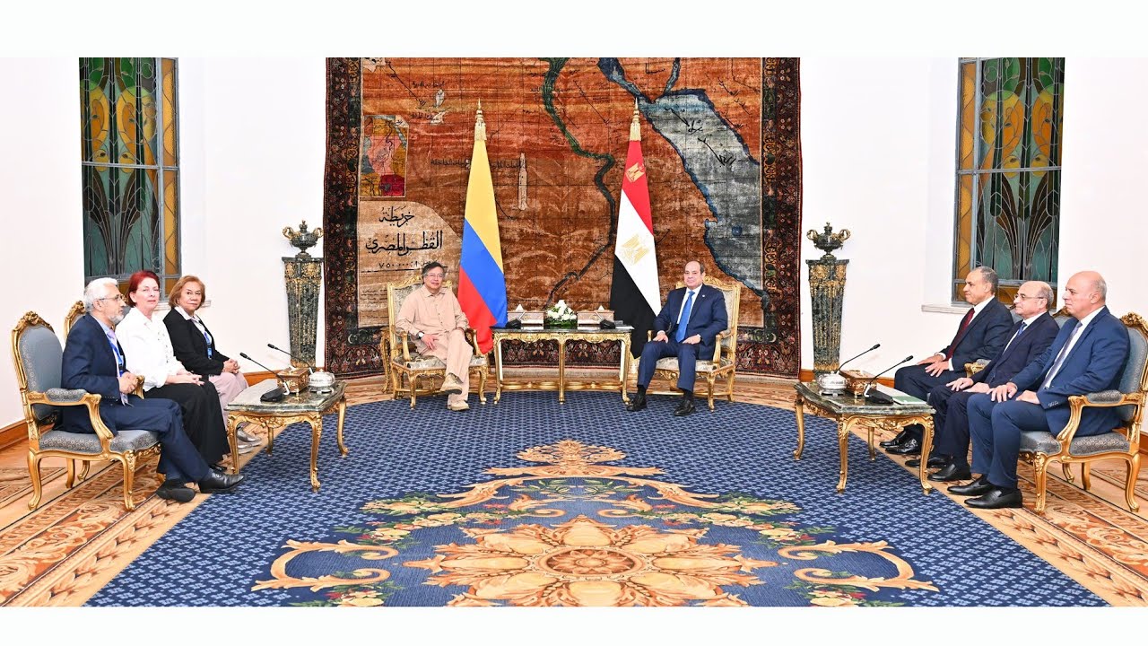 السيسي يستقبل رؤساء كولومبيا والكونغو الديمقراطية لتعزيز التعاون 🇨🇴🇨🇩