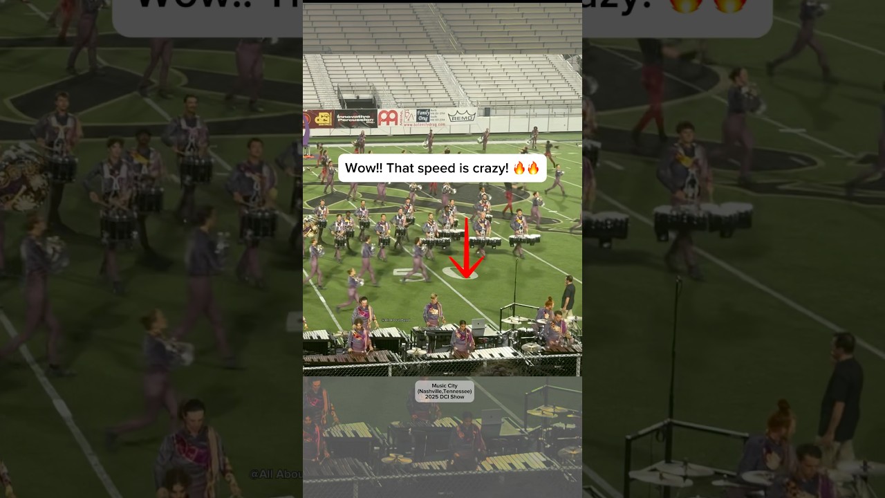 Music City 2025 DCI Show: Amazing Speed! 🔥