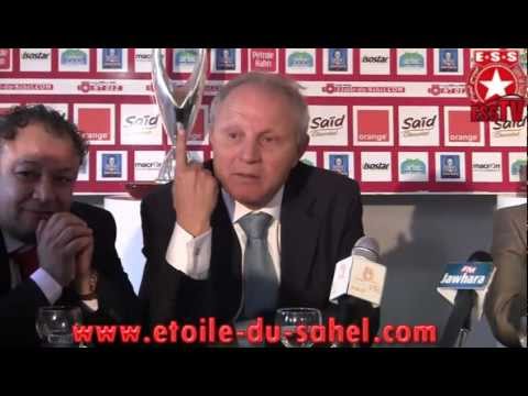 Point de presse de M. Ridha Charfeddine - Balbouli, Maazou et Okwi