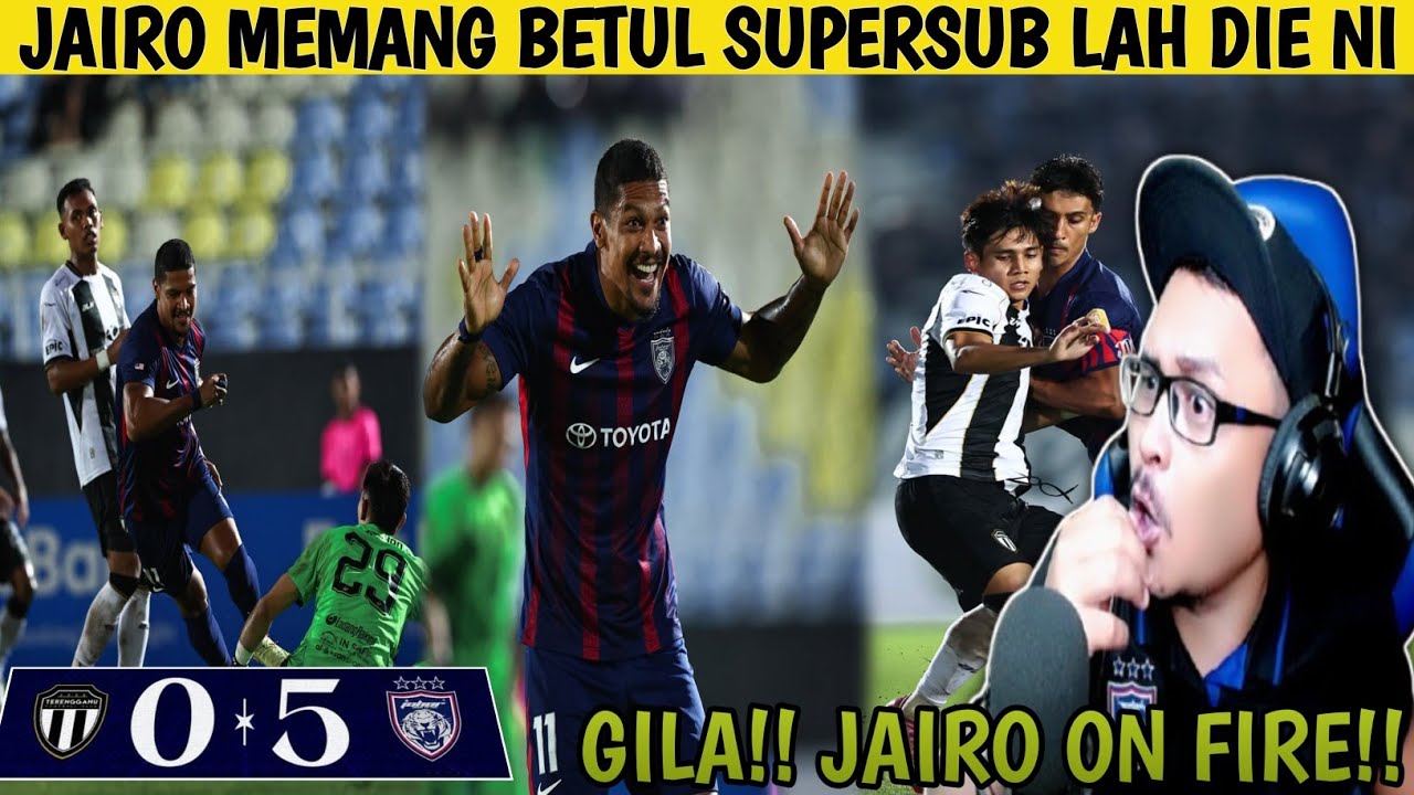 JDT Dominates with 5 Goals Against Terengganu! ⚽️