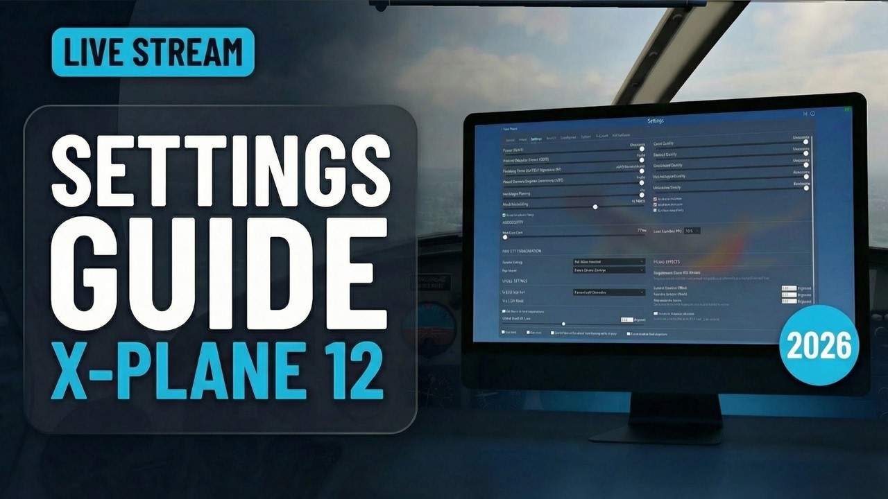 X-Plane 12 Settings Guide 2026 + Q&A ✈️