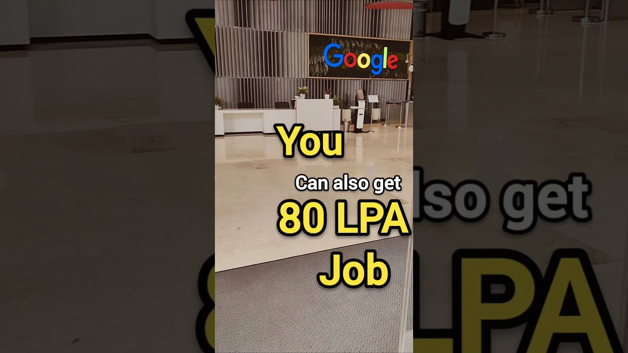 Secret to get 80 LPA job | Cracking Google | MAANG #google #leetcode #dsa #interview #hustle #maang