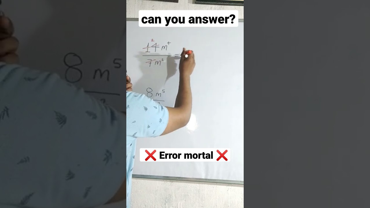 Can You Solve This Mortal Error Challenge? 🔢 #Shorts