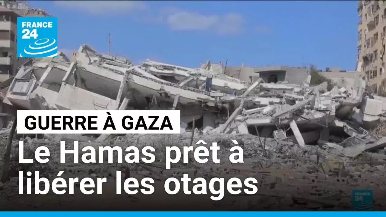 Guerre à Gaza : le Hamas prêt à libérer les otages • FRANCE 24