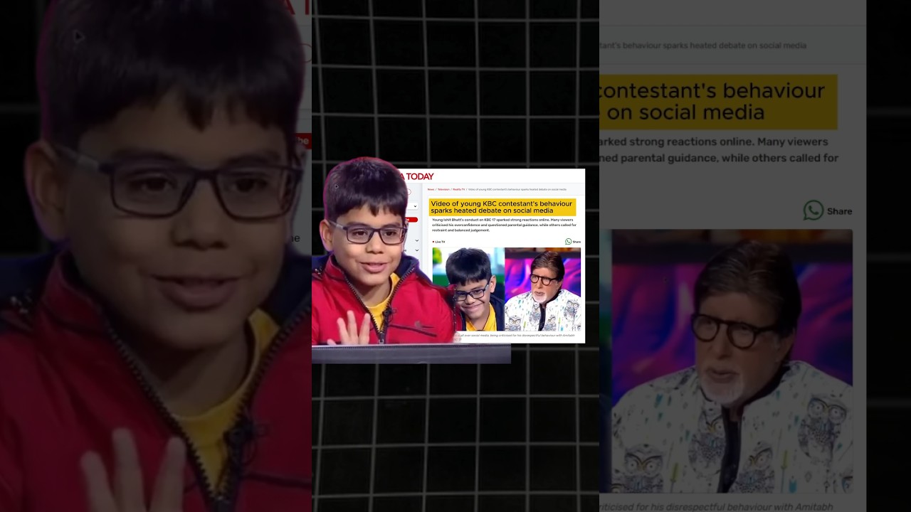 Viral KBC Kid Sparks Debate: Is the Parent to Blame? 🤔