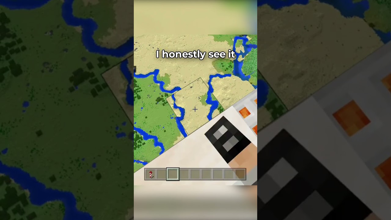 4-Way Map in Minecraft 🌍