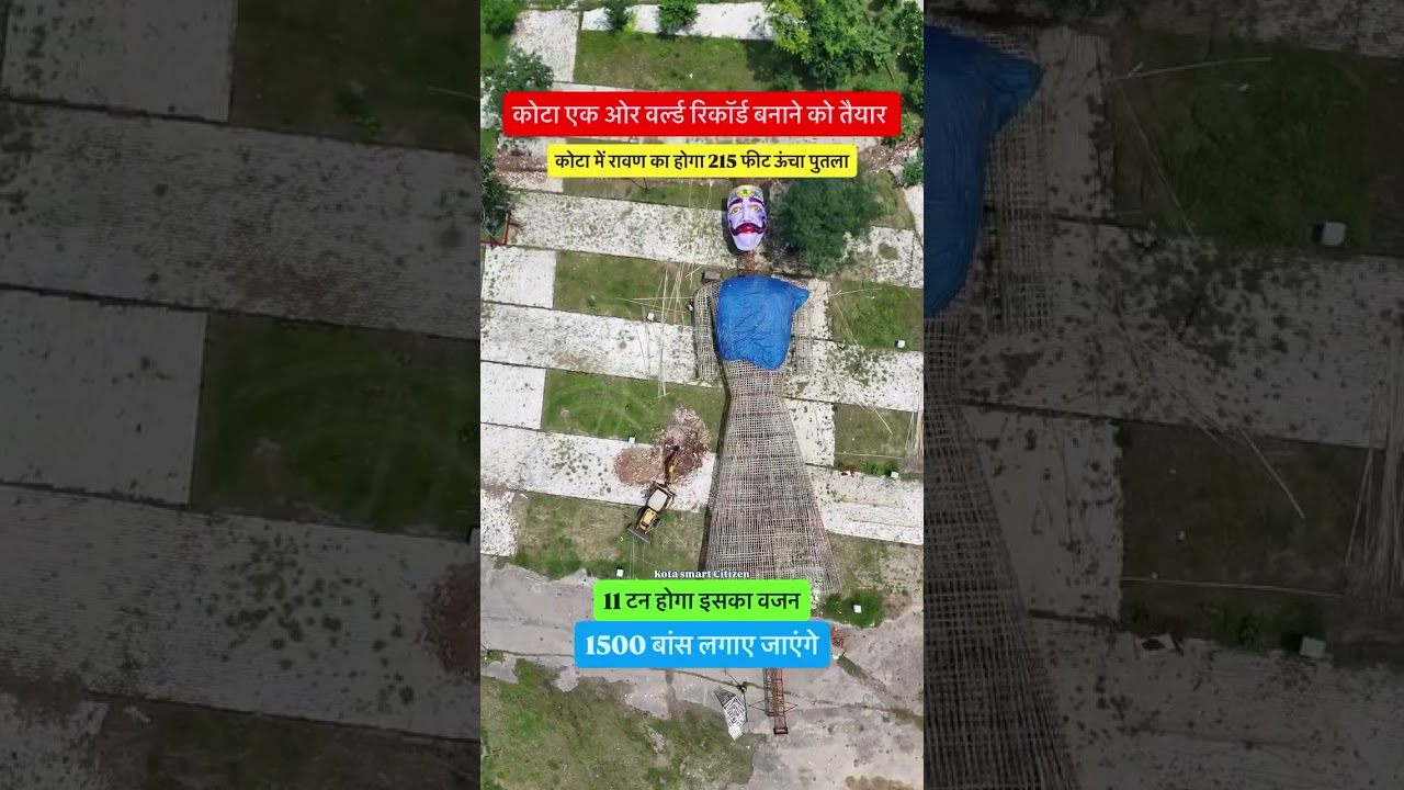 Kota Dussehra Mela 2025: Largest Ravan Record🔥