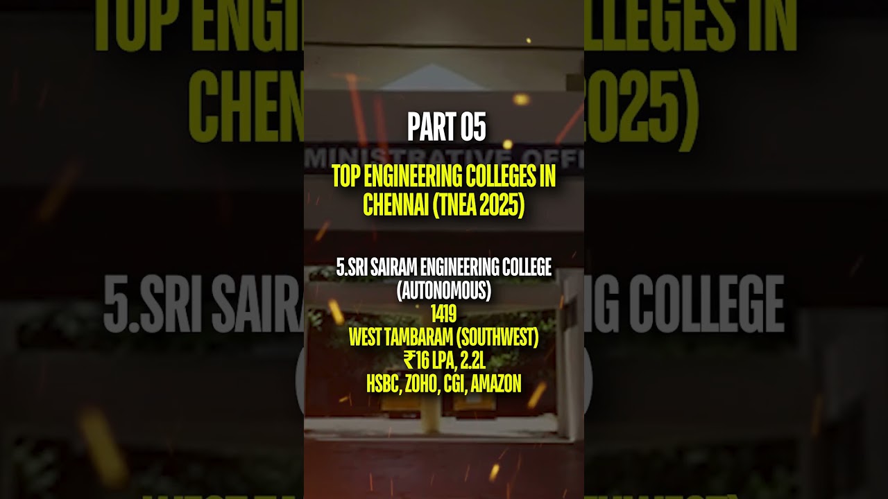 Sri Sairam Engineering College 2025🔥 Fees, Highest Package, Top Recruiters & Full Placement Report