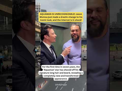 SHOCKING TRANSFORMATION: Jason Momoa Shaves His Beard & Hair! #JasonMomoa #Transformation