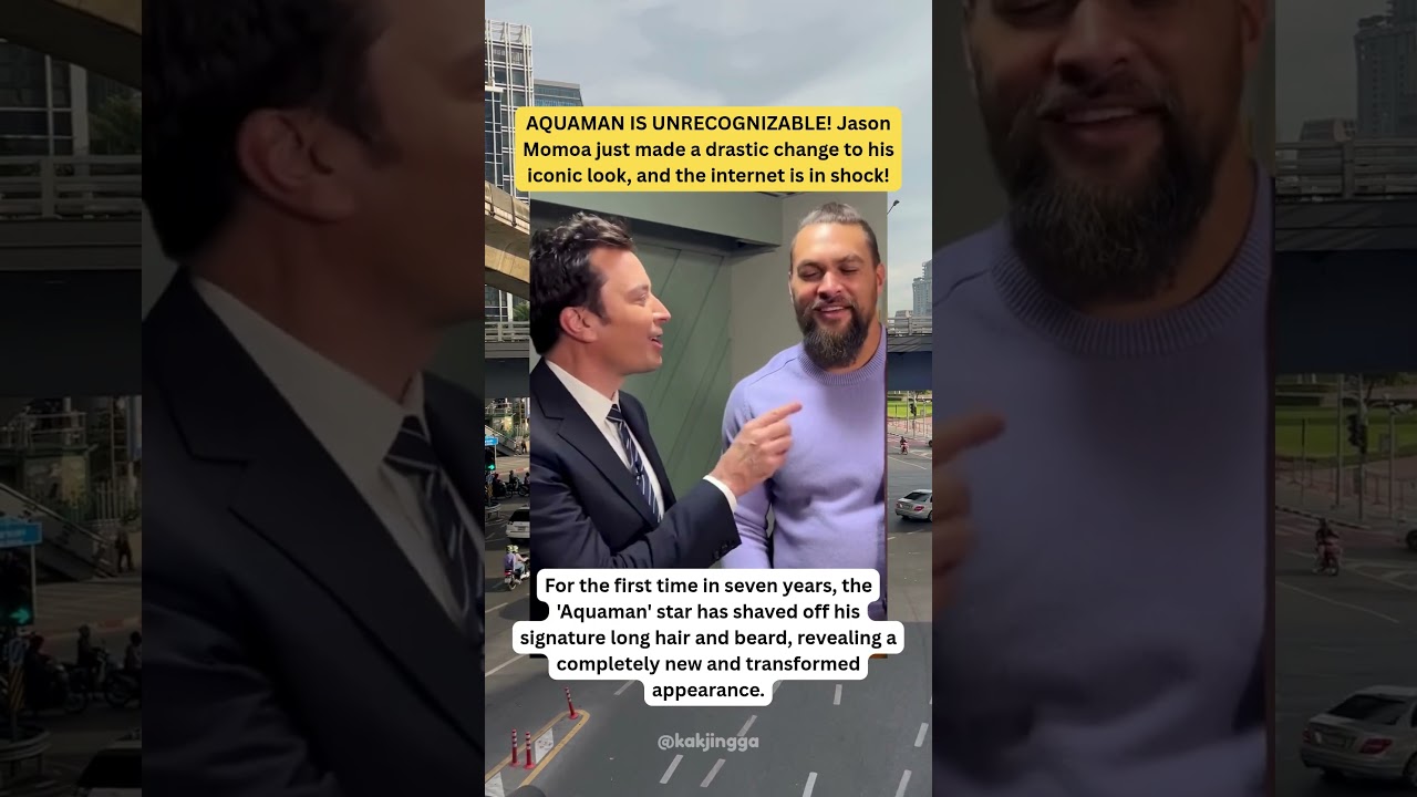 Jason Momoa's Stunning Makeover: Shaves His Beard & Hair! 😱