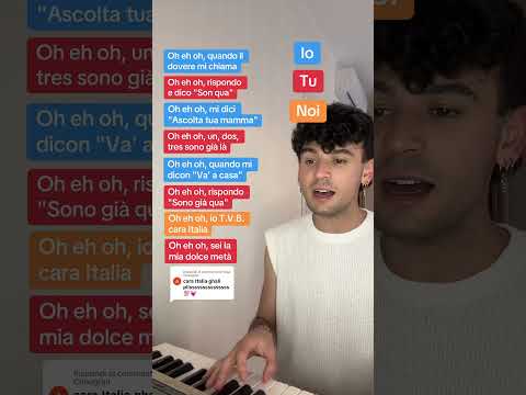 Ghali - Cara Italia (Piano Karaoke🎙️)