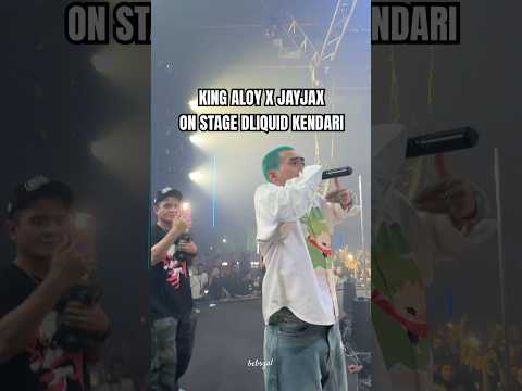 King aloy x jayjax on stage dliquid kendari #mraloy #aloy #jayjax