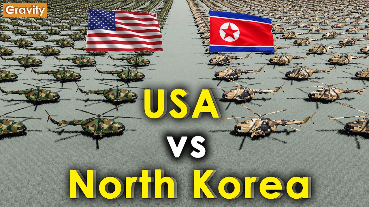 USA vs North Korea Military Comparison 🇺🇸