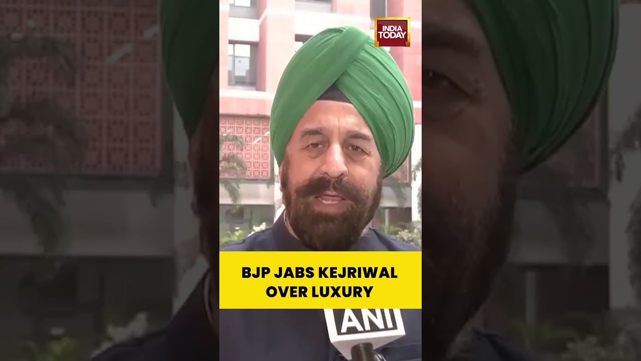 BJP Leader R.P. Singh Criticizes Arvind Kejriwal’s Luxury Lifestyle 🏛️