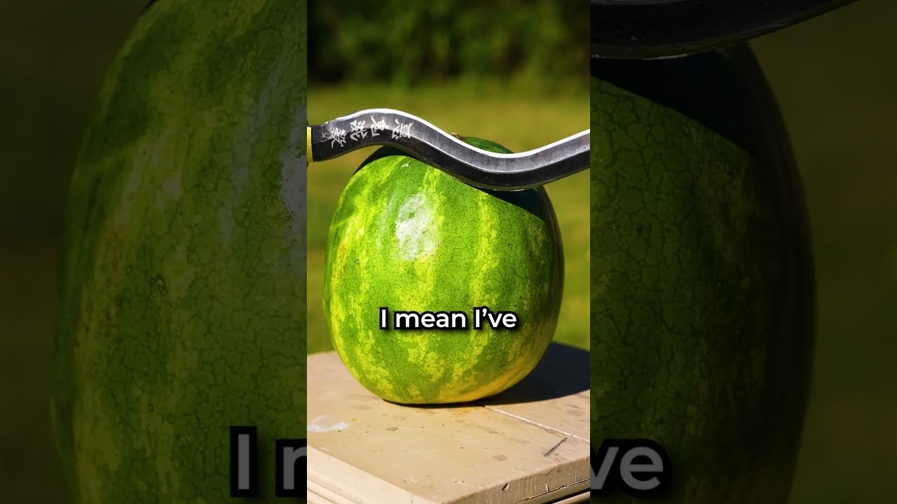 Can This Strange Sword Actually Slice a Watermelon? 🍉