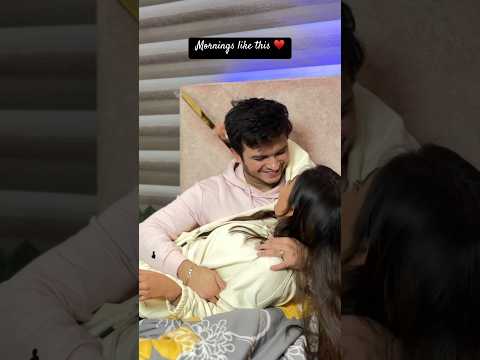 Mornings after marriage!😍 #tanshi #viral #couplegoals #love #shorts