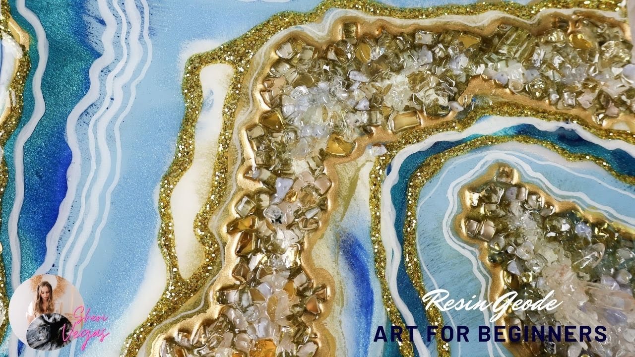 Resin Geode Art for Beginners 🎨