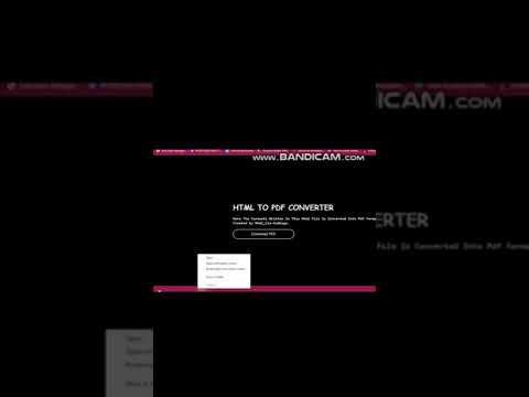 Html To Pdf Converter Using Html , Css , Javascript