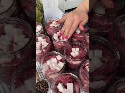 Тушенка в домашних условиях #рецепты #рецепттушенки#тушонка