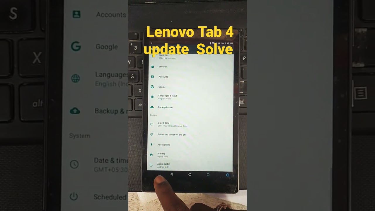 Lenovo Tab Update from BM Tech Mix