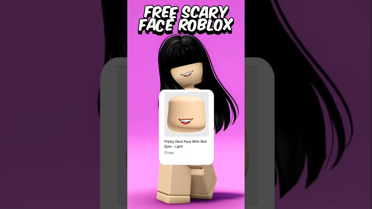 Get Free Horror Face in Roblox! 👻 Limited Time Offer