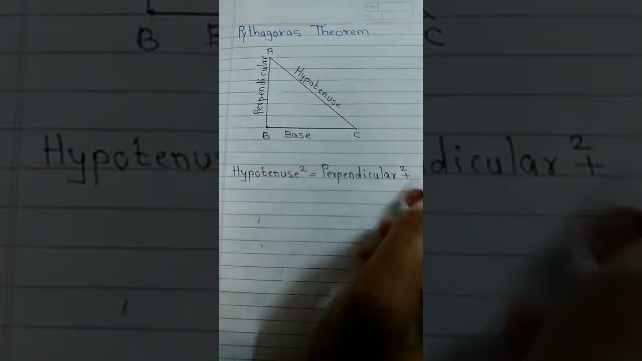 Understanding Pythagoras Theorem 📐