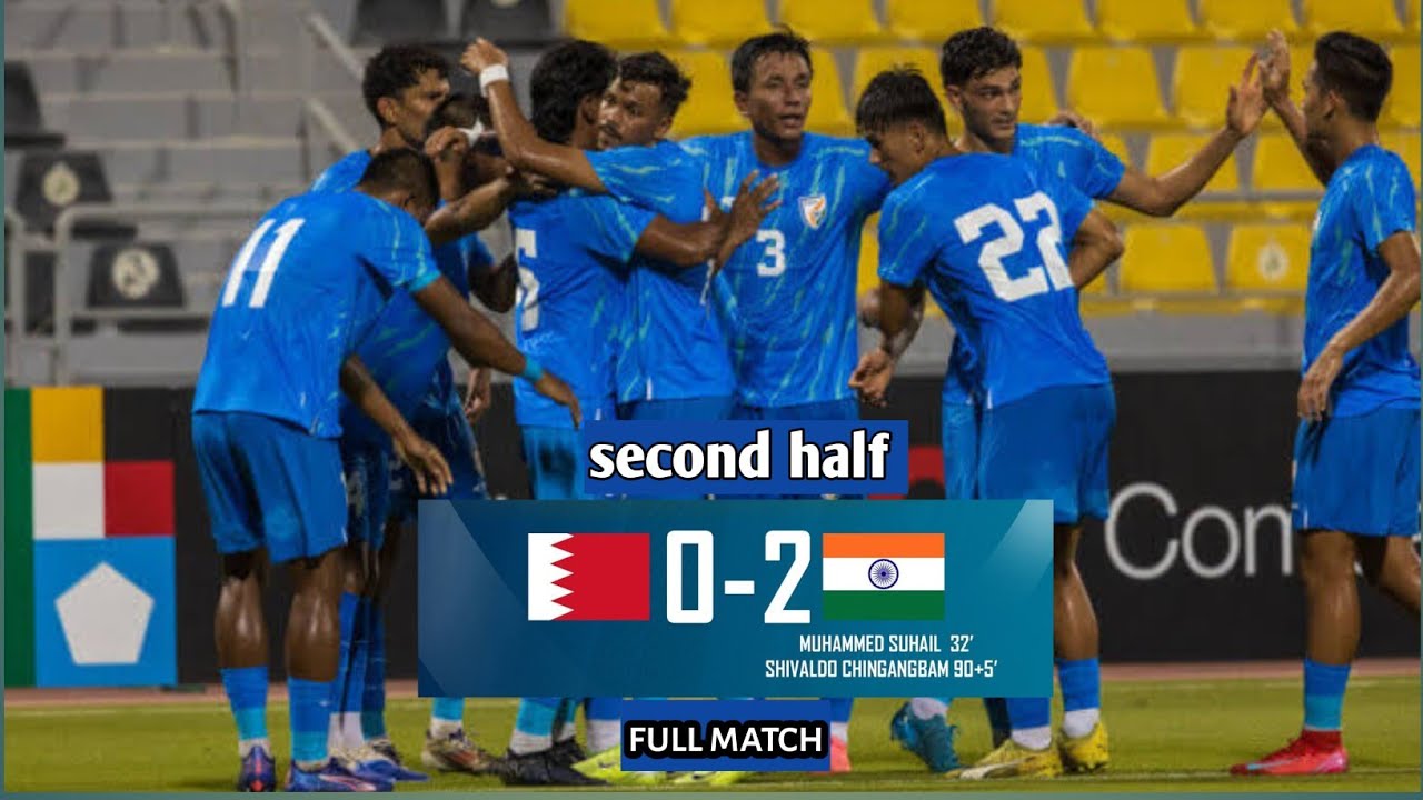 India U23 vs Bahrain AFC U23 Qualifiers Full Match 🔥