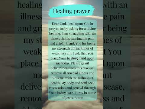 Healing prayer 🙏🕊 believe and let God heal you 🕊🙏 #heal #healing #prayer