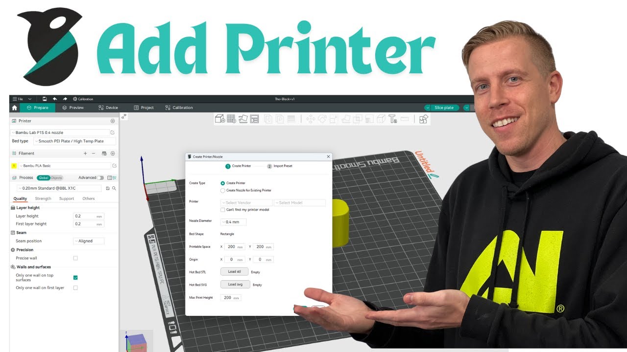 Add a Printer in Orca Slicer 🖨️