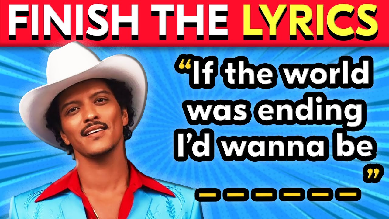 Finish the Lyrics: Top 2020-2025 Songs 🎶