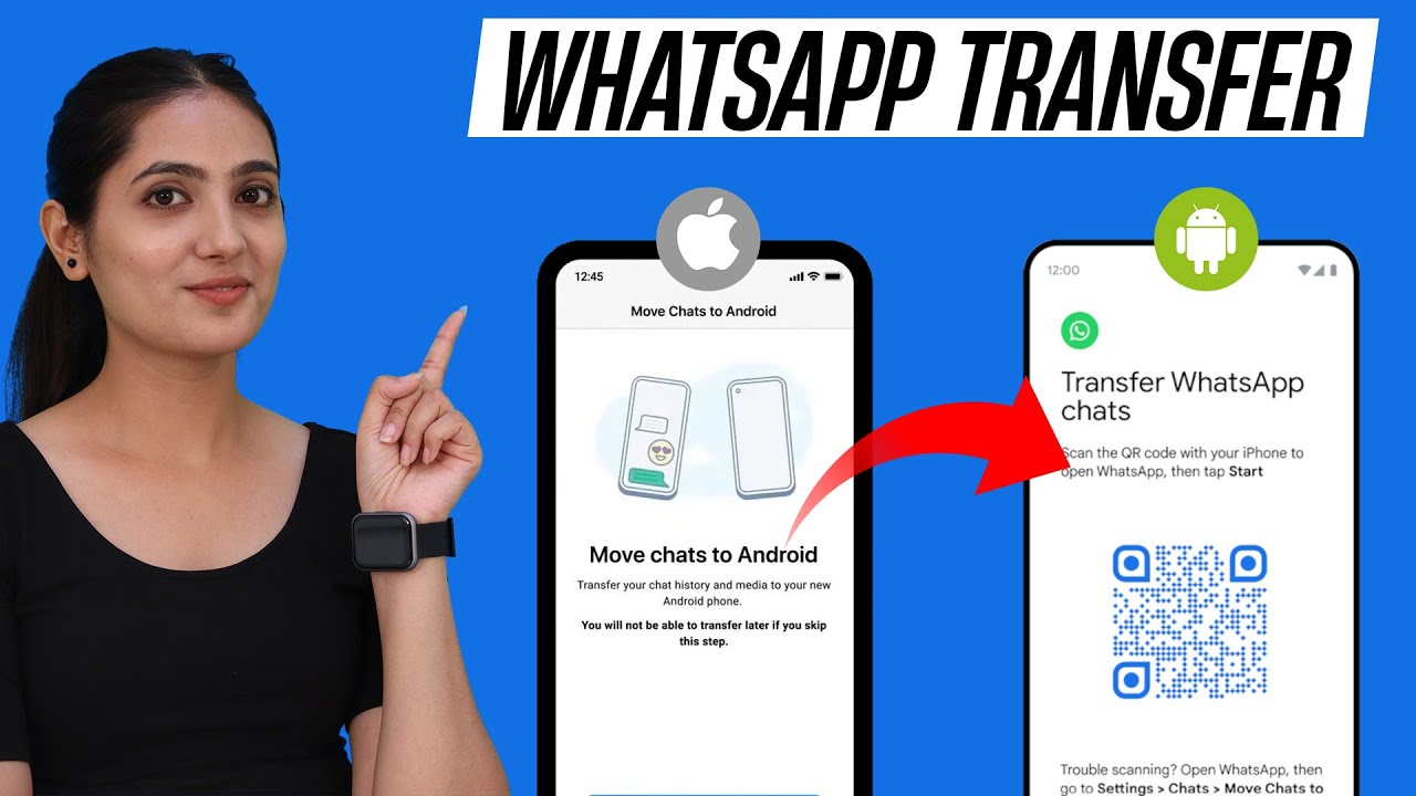 Transfer WhatsApp Data from iPhone to Android in 2024 📱