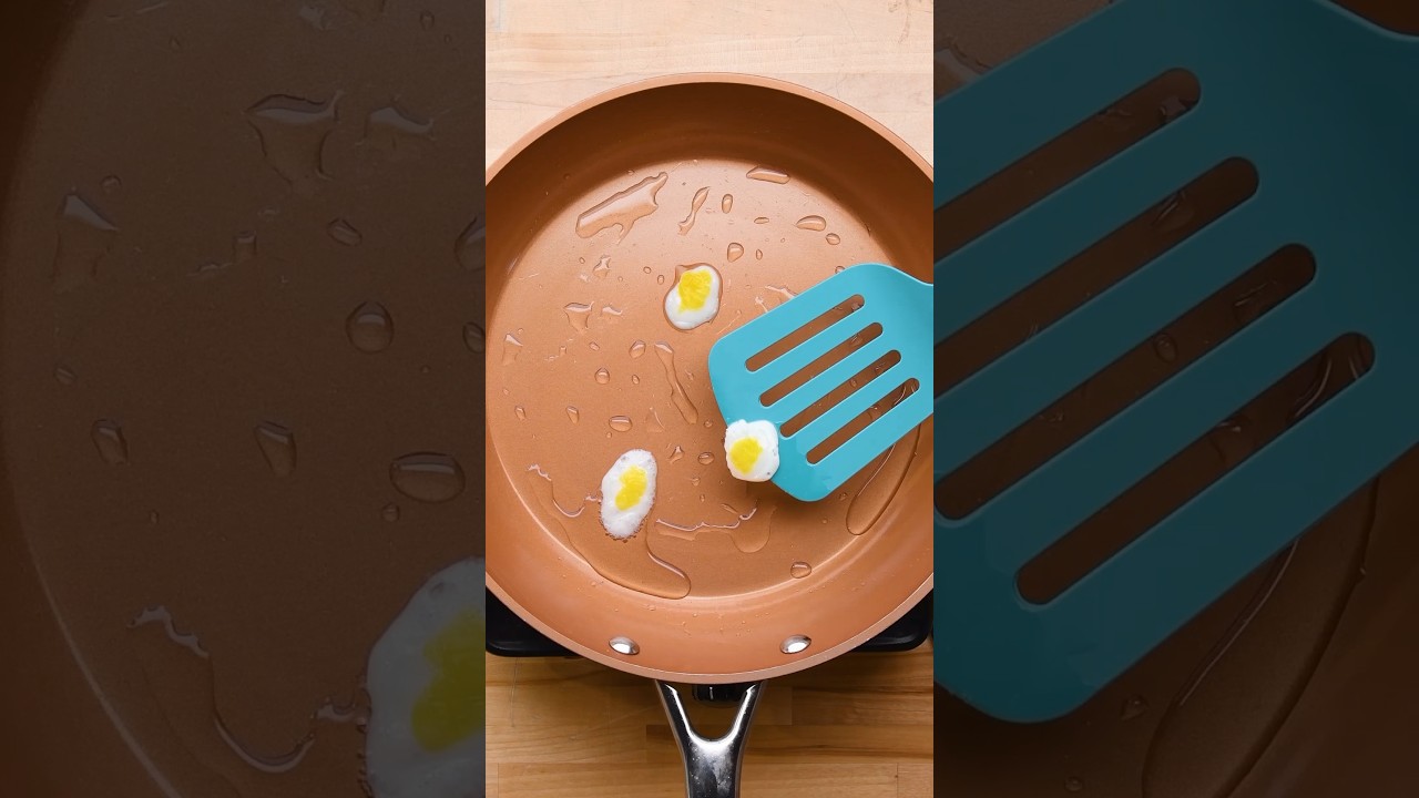 Adorable Mini Fried Eggs 🍳 #shorts