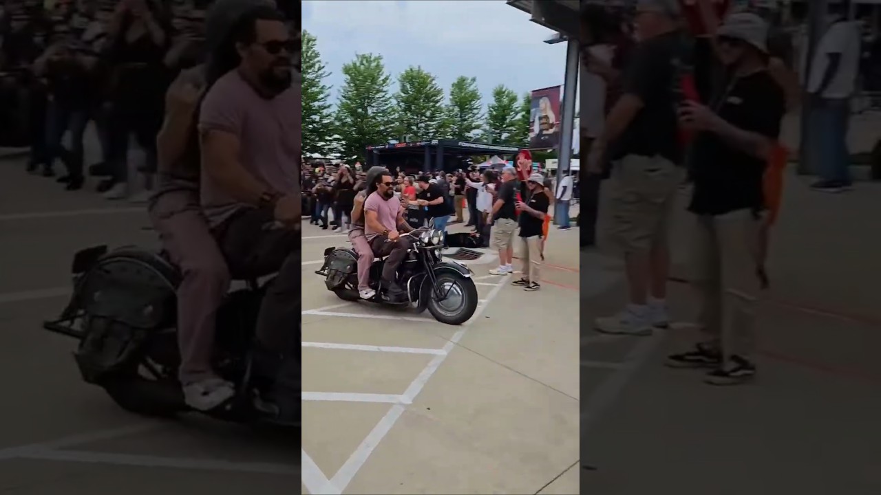 Jason Momoa Stuns in Style at Harley Homecoming 2025! 🔥