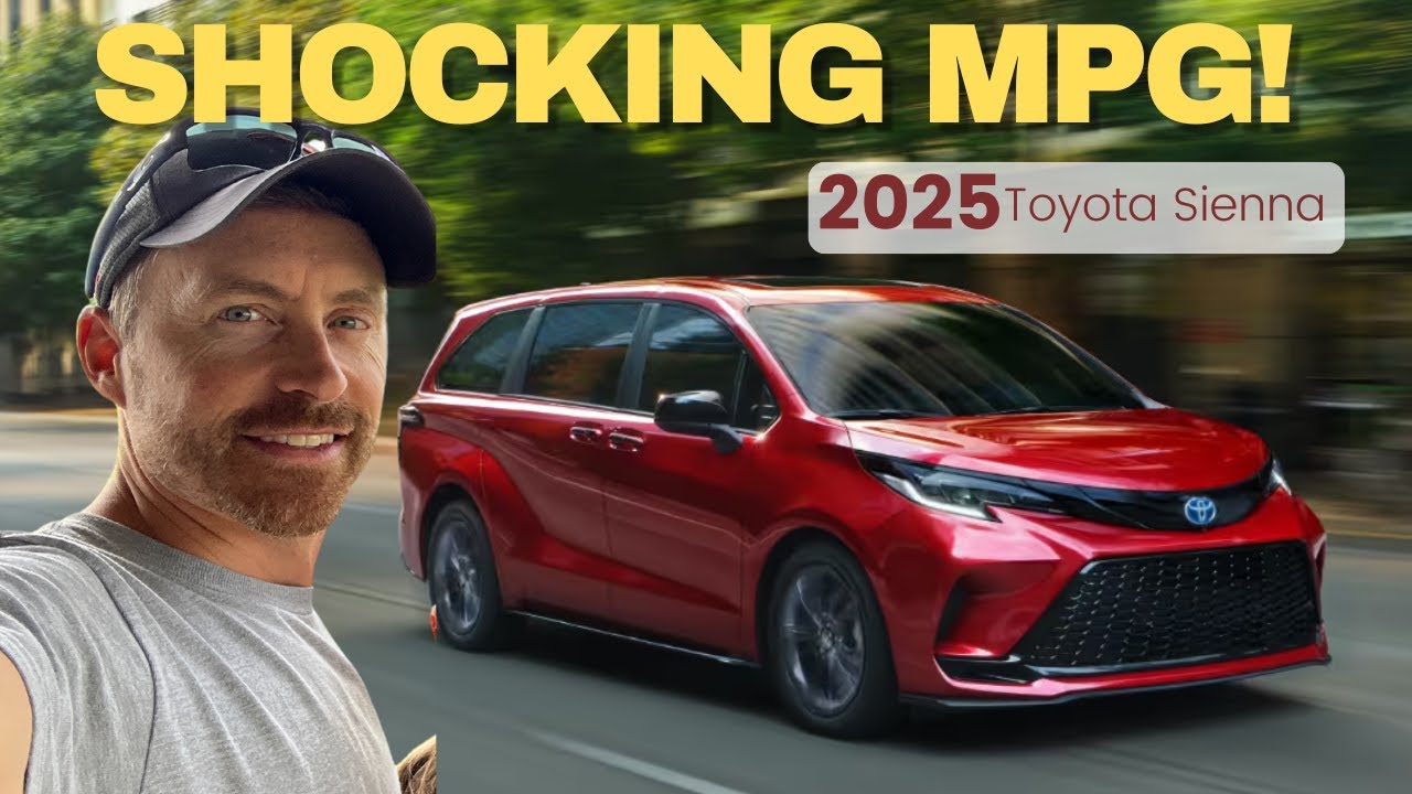 2025 Toyota Sienna Real Gas Mileage Review 🚗