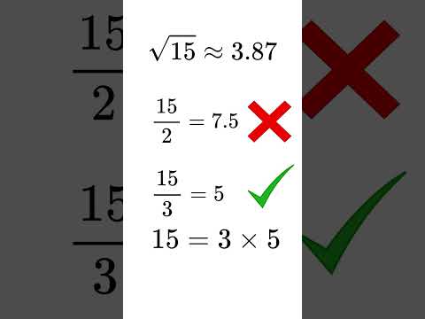 Prime Factorization #shorts