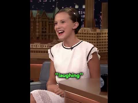 HOW WAS FIRST KISS WITH FINN WOLFHARD?|The Tonight Show Starring JimmyFallon|#milliebobbybrown#short
