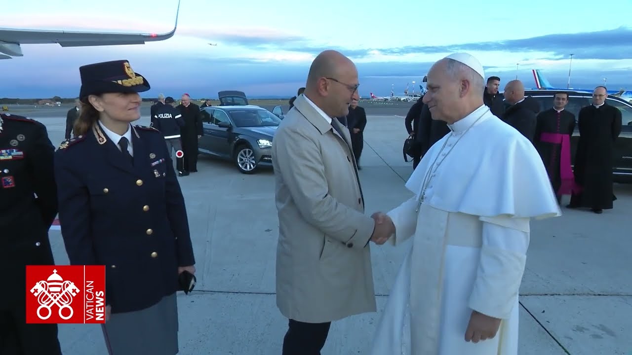 Papst Leo XIV. Abflug in der Türkei am 27.11.2025 ✈️
