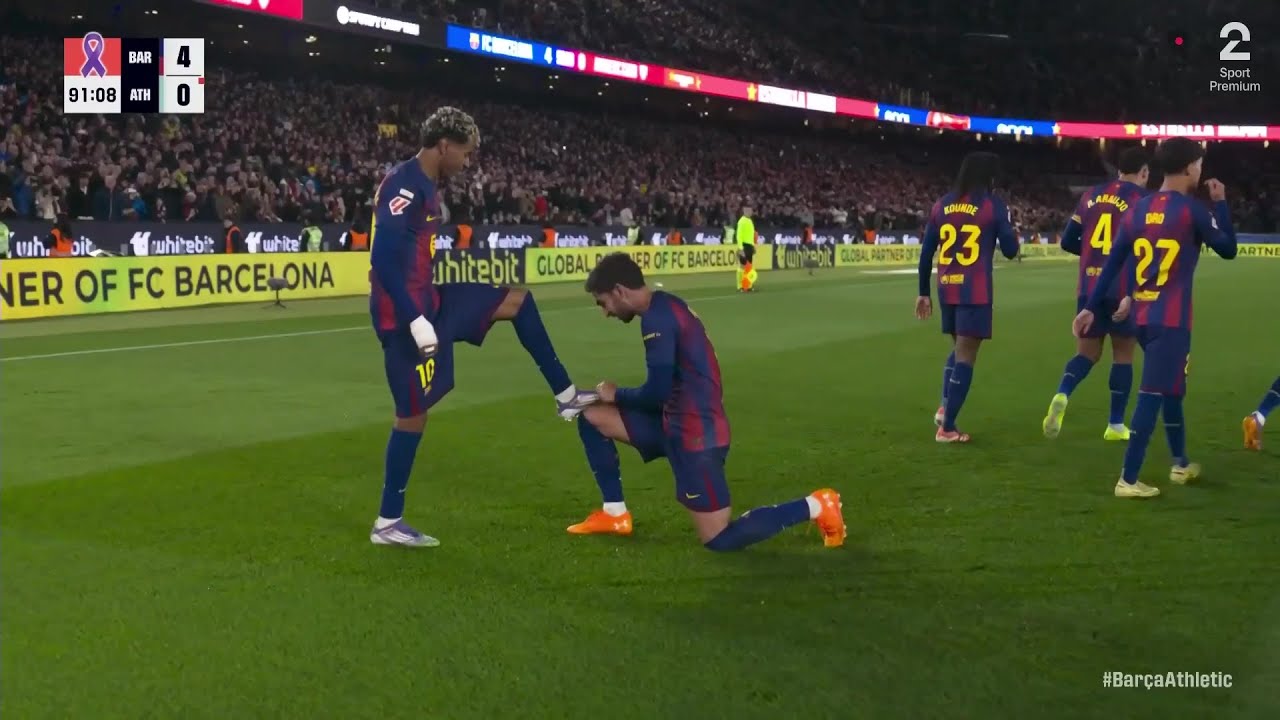 Barcelona 4-0 Athletic Bilbao Highlights ⚽