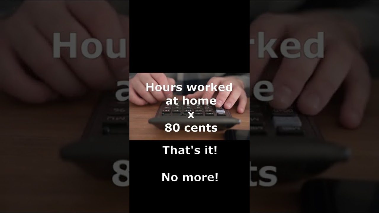 Work from home in 2022 Australian Tax Return 💰😄 #shorts