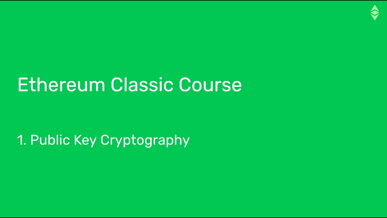 Master Ethereum Classic: Public Key Cryptography Explained 🔐