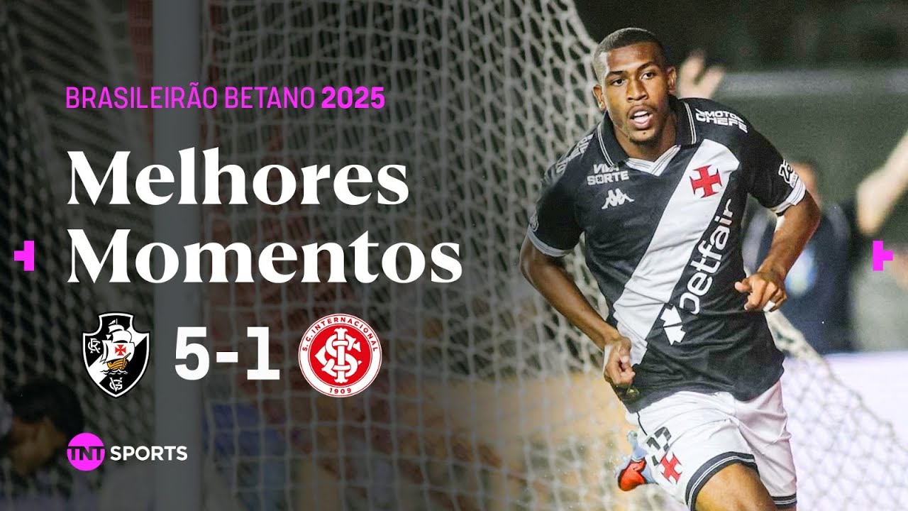 Vasco goleia o Inter em São Januário! 5x1 ⚽