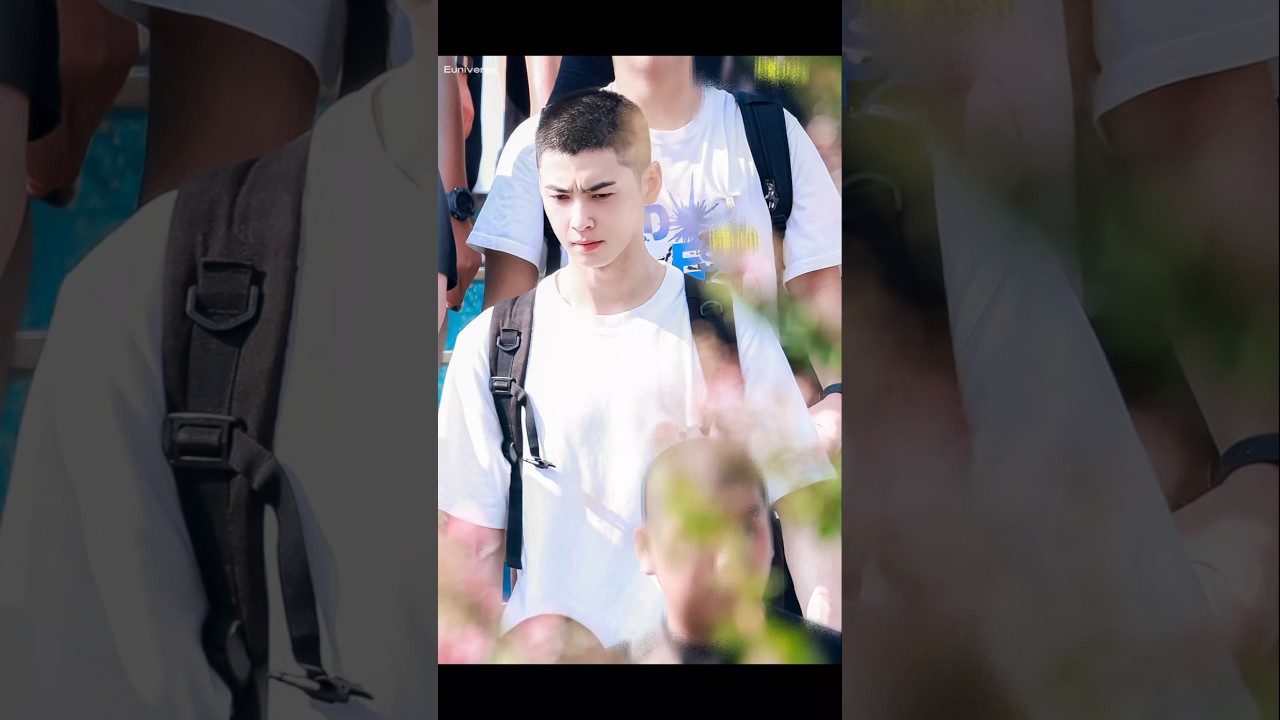 Cha Eunwoo in Military Service 🫡😭 | Fancam by Euniverse0330