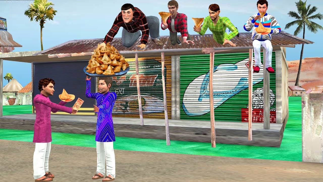 Hilarious Samosa Thief Comedy | Funny Hindi Moral Story 😂