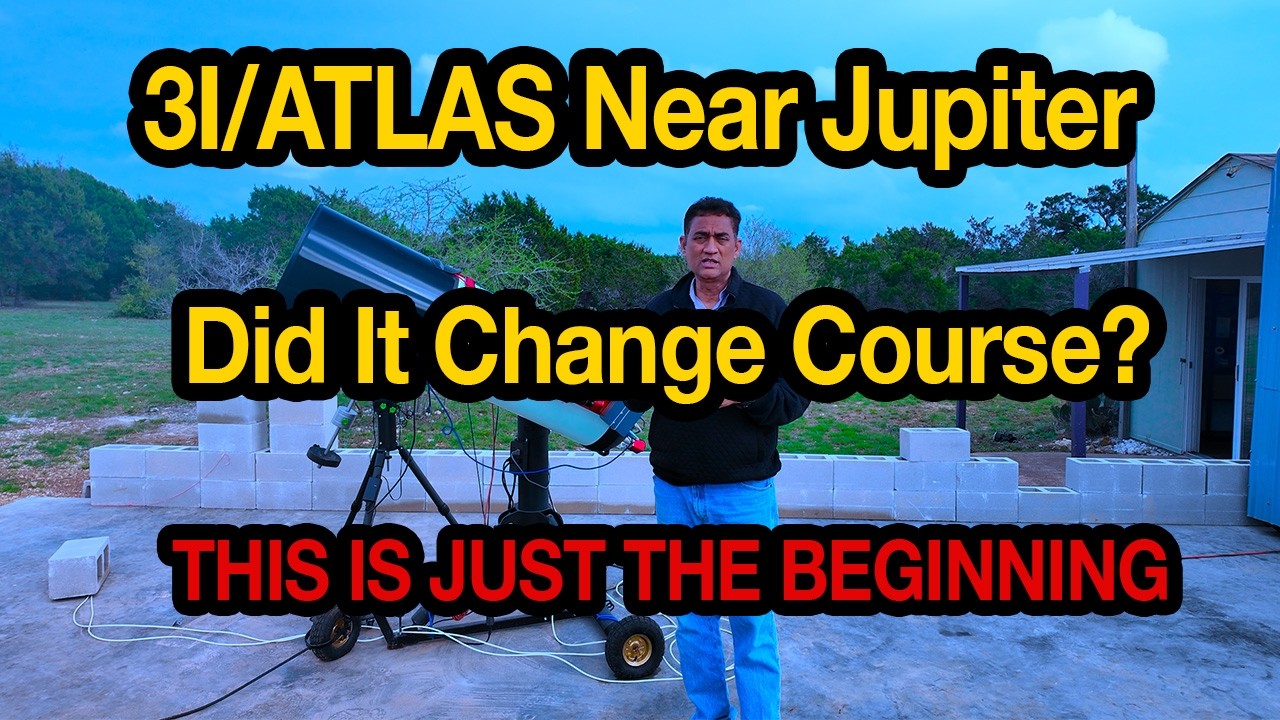 Comet 3I ATLAS Near Jupiter — Did It Change Course? I Took a Picture