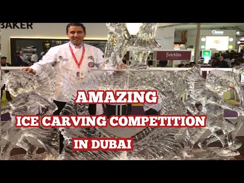 ICE CARVING COMPETITION IN DUBAI